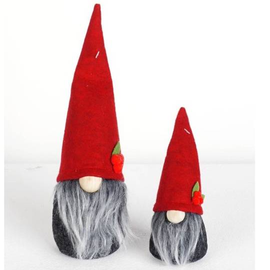 Alpine Red Hat Black Gnome, Pair